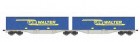 40273 ACME Articulated Container car type Sggmrss 90 of CEMAT loaded with containers